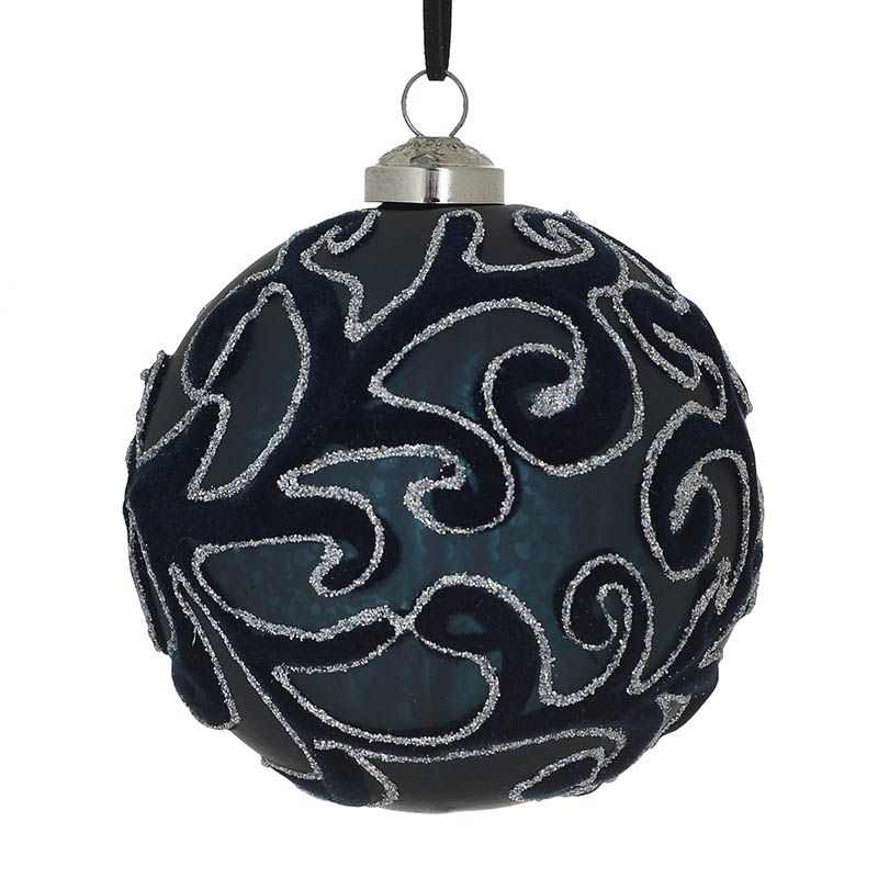 ΜΠΑΛΑ XMAS ΜΑΥΡΗ 10 εκ