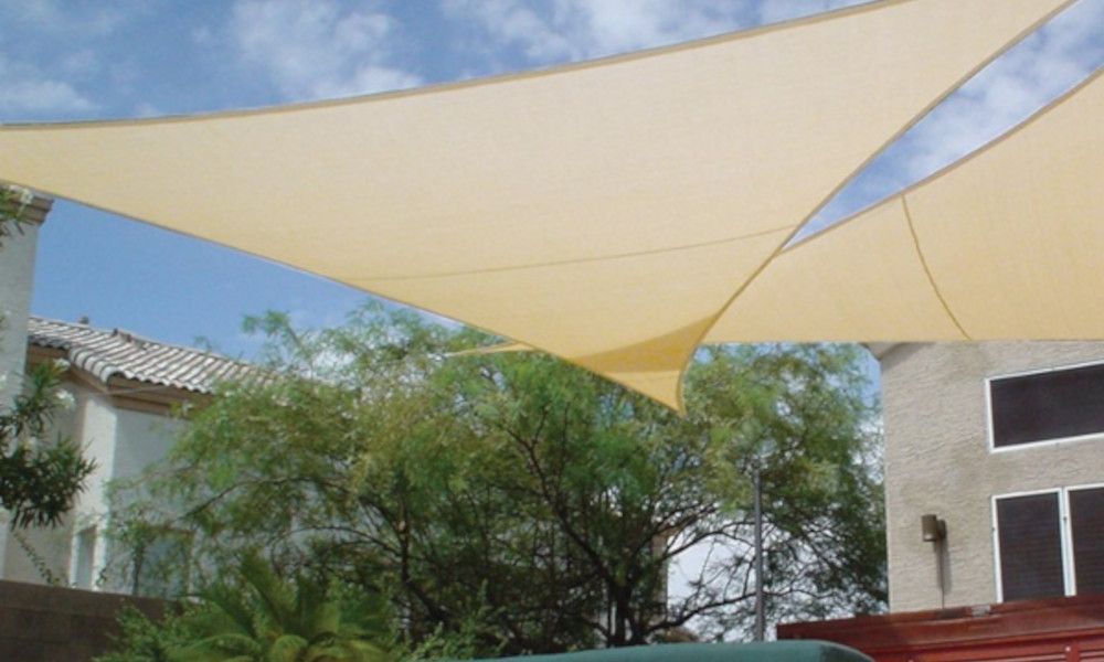 Τριγωνικό Αδιάβροχο Πανί Σκίασης 350 x 350 x 350cm