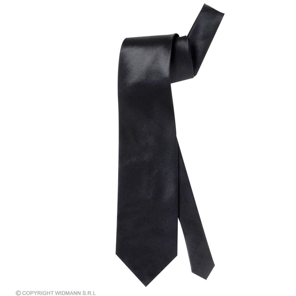 satin BLACK TIE