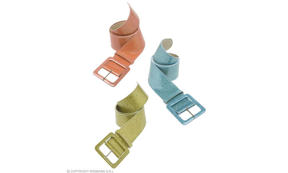 CINTURA GLITTER ass. in 3 colori