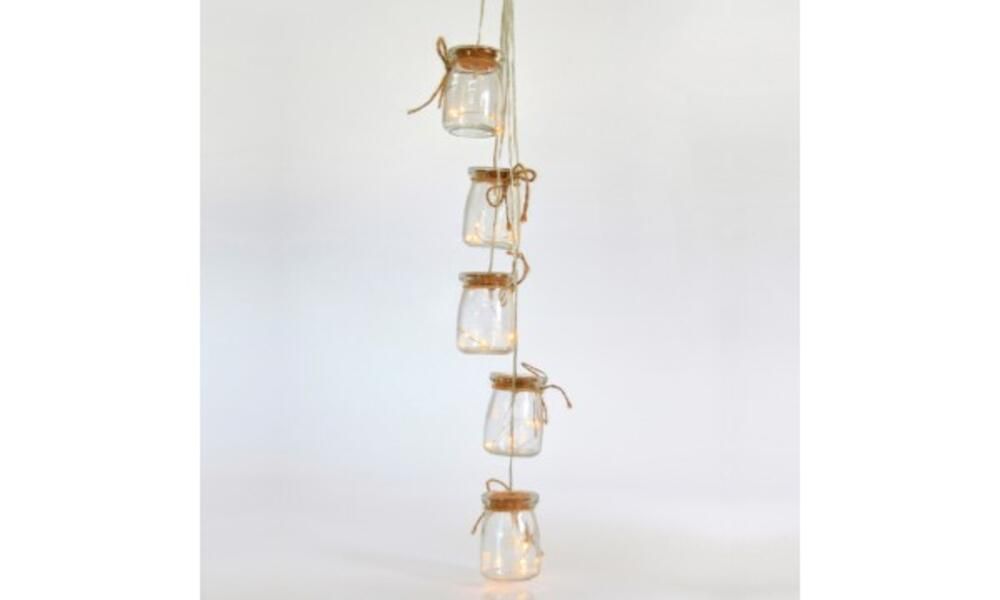 5 ΔΙΑΚΟΣΜΗΤΙΚΑ ΒΑΖΑΚΙΑ ΜΠΟΥΚΕΤΟ ΜΠΑΤΑΡΙΑΣ ΜΕ 15 ΘΕΡΜΑ LED