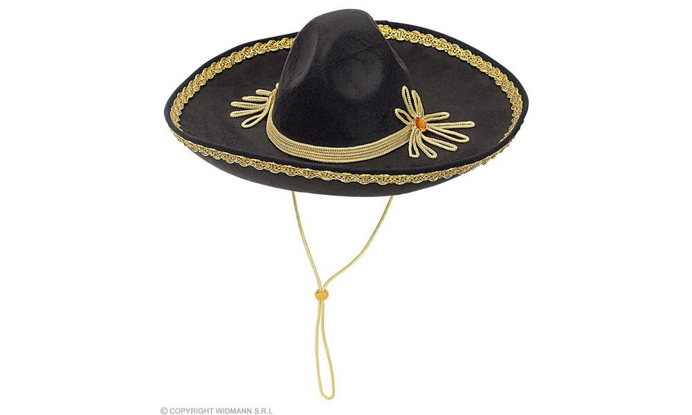 Felt DELUXE MEXICAN SOMBRERO 50 cm