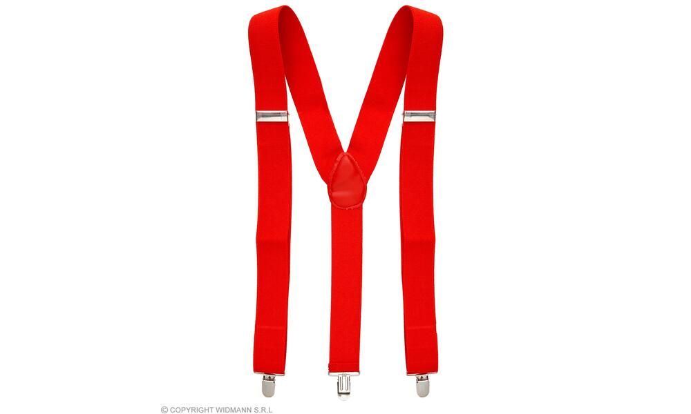 RED BRACES (extra long up to 115-120 cm)