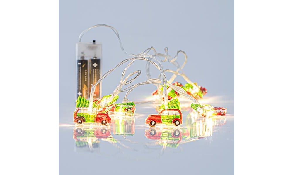 ΣΕΙΡΑ, 10 LED 5mm, ΜΕ ΑΚΡΥΛΙΚΑ ΑΥΤΟΚΙΝΗΤΑ, ΜΠΑΤΑΡΙΑΣ, ΔΙΑΦΑΝΟ ΚΑΛΩΔΙΟ, ΘΕΡΜΟ ΛΕΥΚΟ LED, ANA 10cm, ΠΡΟΕΚΤΑΣΗ ΠΑΡΟΧΗΣ 50cm, IP20