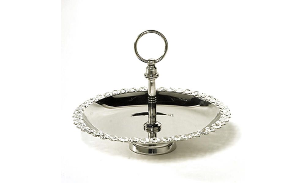 ΒΑΣΗ ΓΛΥΚΩΝ ΜΕ ΚΡΥΣΤΑΛΛΑ 25Χ17 cm