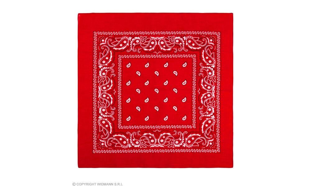 RED BANDANA 55x55 cm - 100% cotton