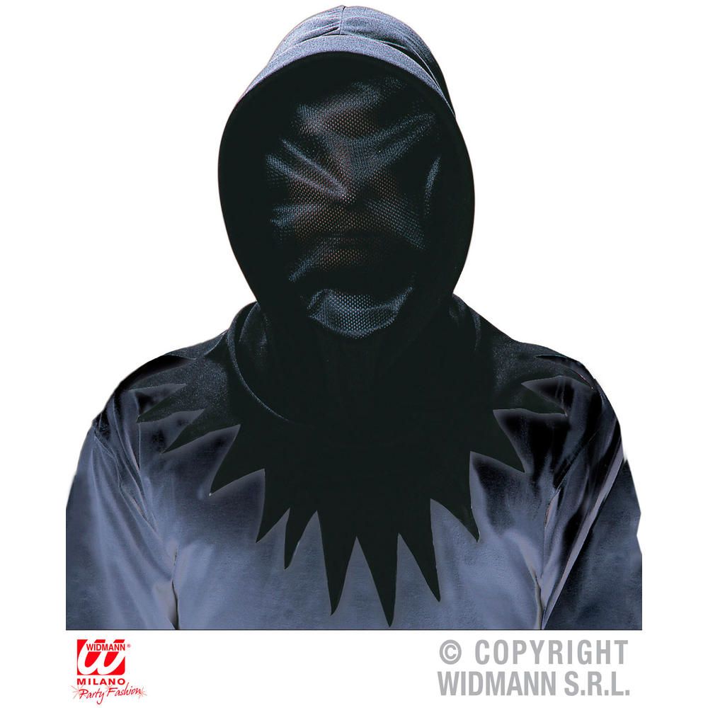 CAPPUCCIO VISO INVISIBILE NERO