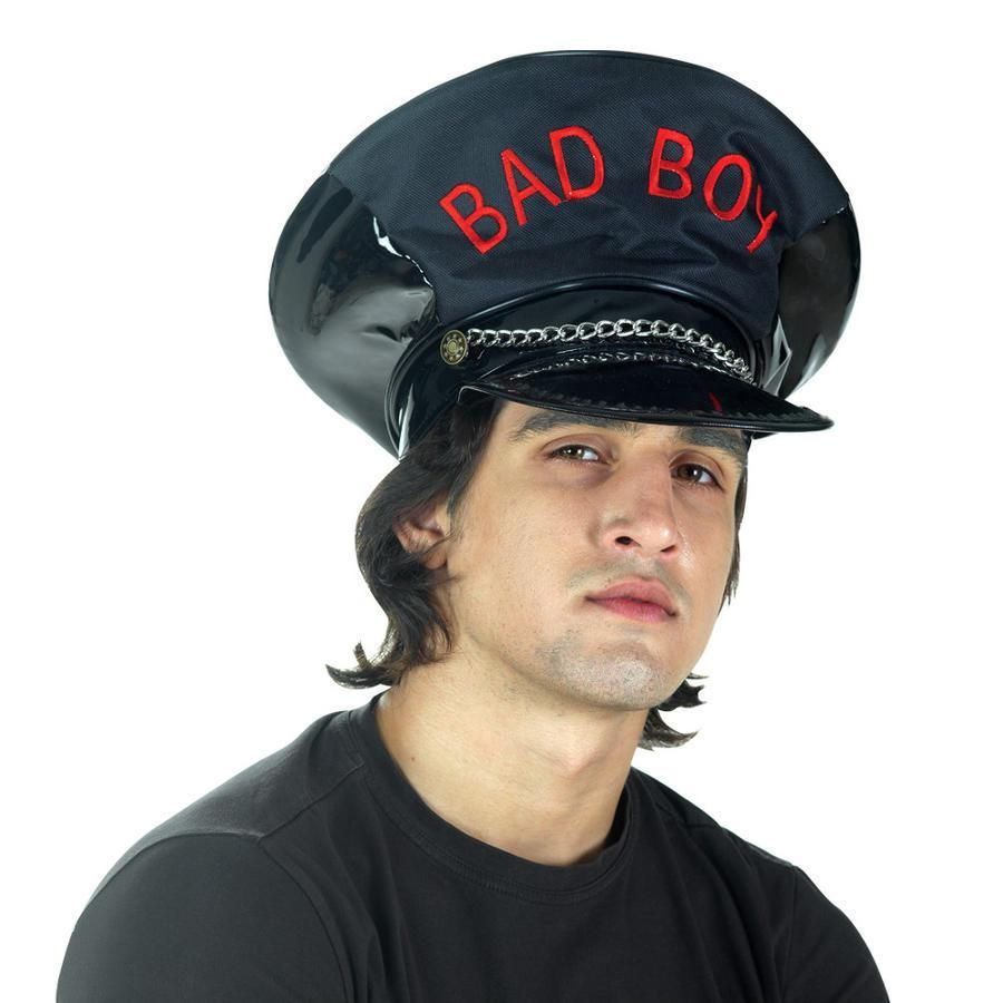 ΚΑΠΕΛΟ VINYL BAD BOY  ΜΑΥΡΟ