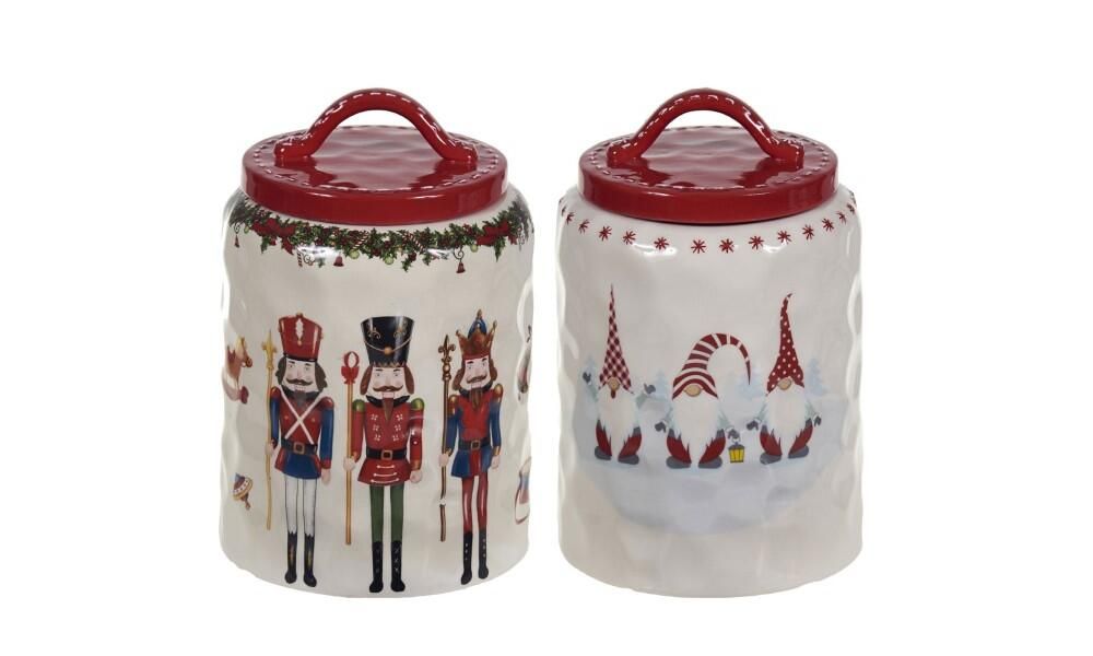 ΚΕΡΑΜΙΚΗ ΜΠΙΣΚΟΤΙΕΡΑ 2 ΣΧΕΔΙΑ ΑΣΣΟΡΤΙ 18*18*25εκ