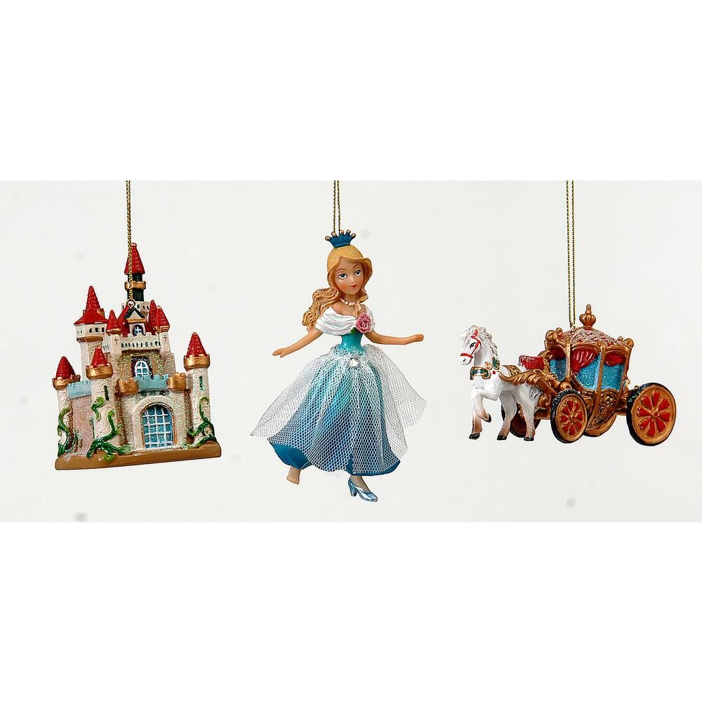Polyresin cinderella ornament