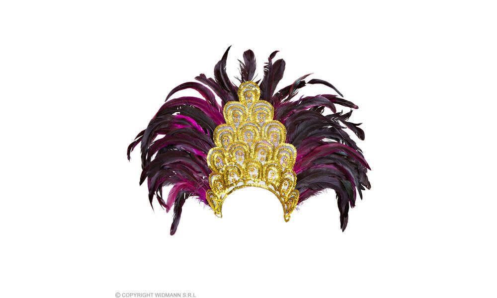 SALVADOR SHOW FEATHER HEADDRESS