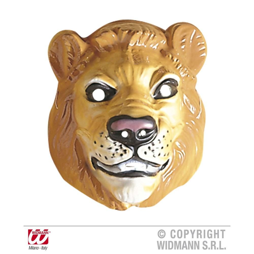 MASCHERA LEONE in plastica