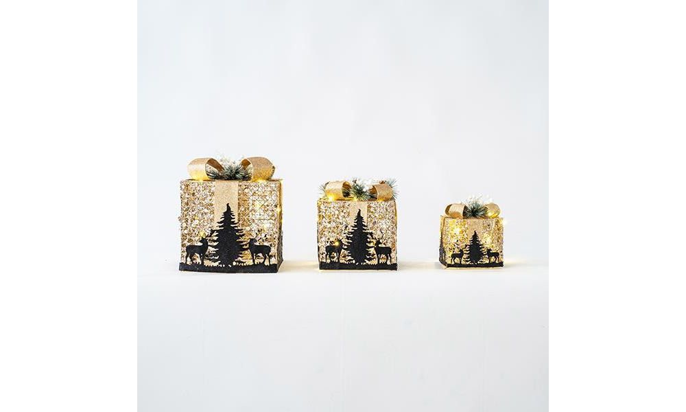 ΦΩΤΙΖΟΜΕΝΑ ΔΩΡΑ, ΣΑΜΠΑΝΙ ΜΕ ΚΑΦΕ, ΣΕΤ 3 ΤΜΧ, ΜΕ ΣΑΤΕΝ ΚΟΡΔΕΛΑ, 15-20-25cm