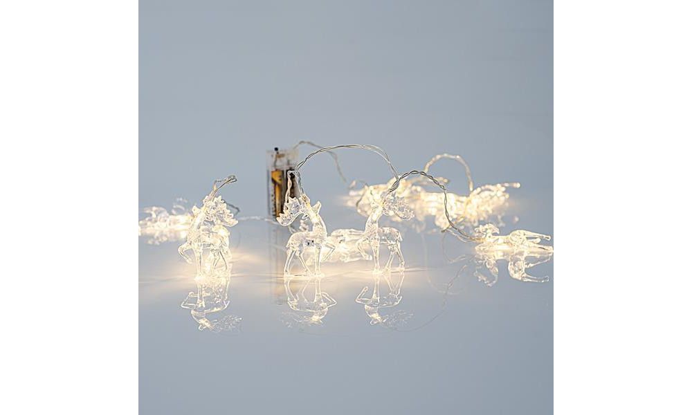 ΣΕΙΡΑ, 10 LED 5mm, ΜΕ ΑΚΡΥΛΙΚΑ ΤΑΡΑΝΔΑΚΙΑ, ΜΠΑΤΑΡΙΑΣ, ΔΙΑΦΑΝΟ ΚΑΛΩΔΙΟ, ΘΕΡΜΟ ΛΕΥΚΟ LED, ANA 15cm, ΠΡΟΕΚΤΑΣΗ ΠΑΡΟΧΗΣ 50cm, IP20