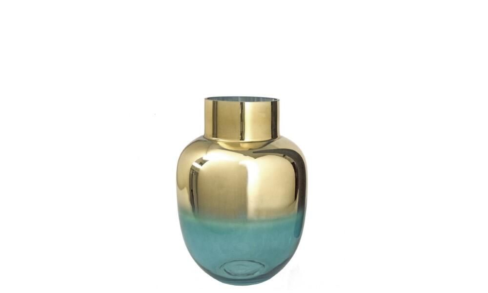 BX155 ΓΥΑΛΙΝΟ ΒΑΖΟ ΠΕΤΡΟΛ ΝΤΕΓΚΡΑΝΤΕ ΧΡΥΣΗ ΕΠΙΣΤΡΩ