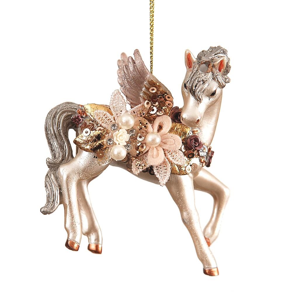 Polyresin Pegasus Orn 9.50cm