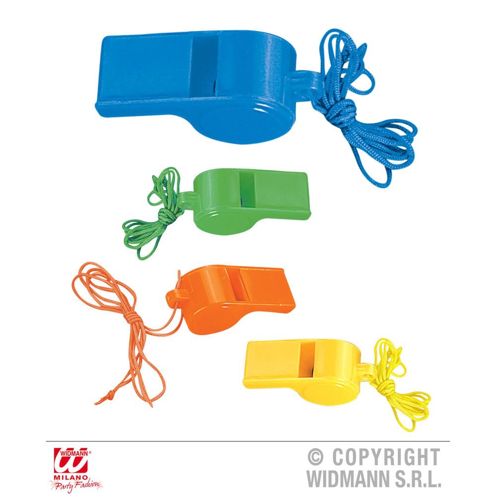 Set da 4 FISCHIETTI ass. in 4 colori