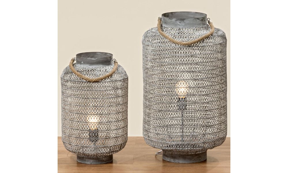 ΦΩΤΙΣΤΙΚΟ D38 H 65CM ΜΕΤΑΛΛΙΚΟ ΓΚΡΙ