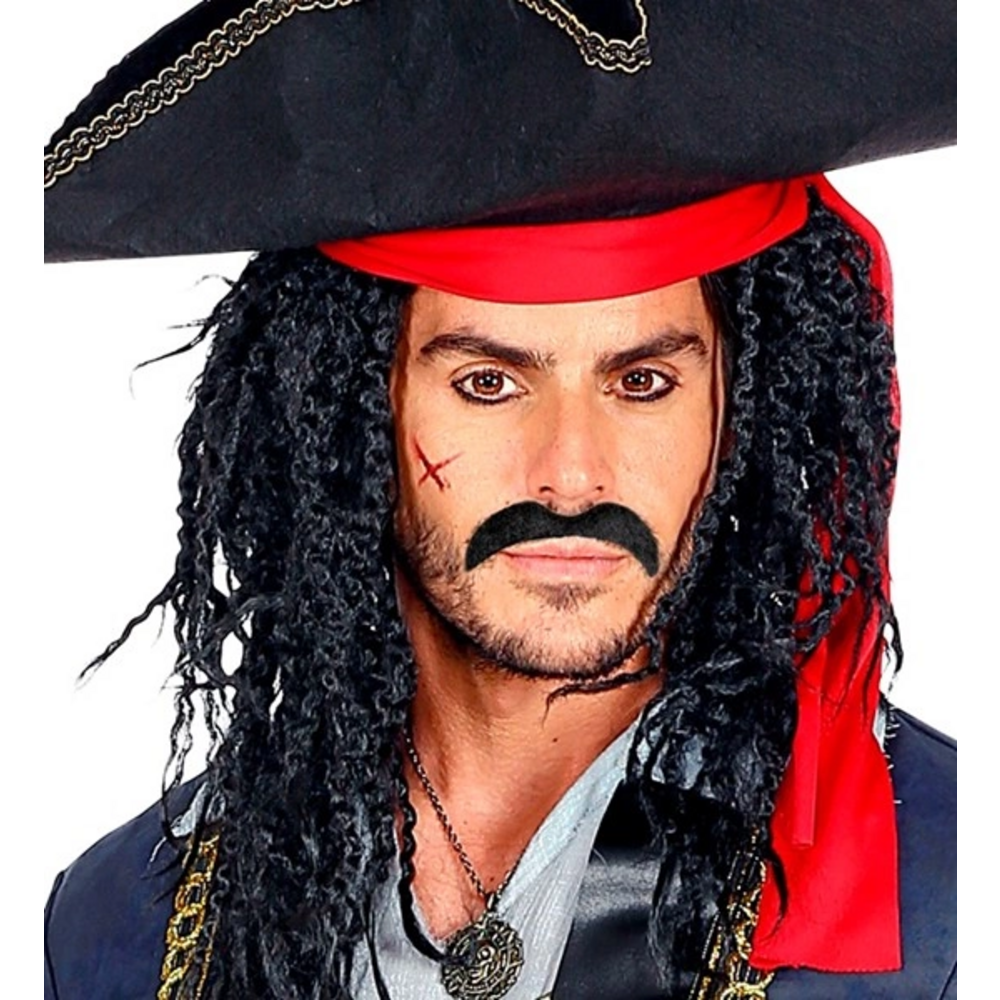Set of  6 PIRATE MOUSTACHES