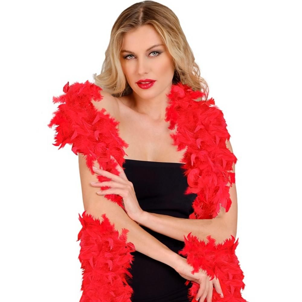 FEATHER BOA red - 1,80 m - 50 g