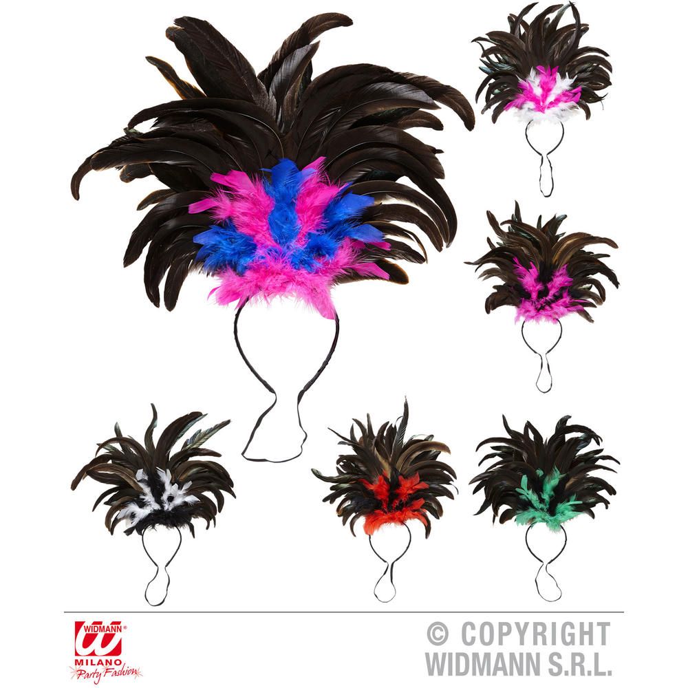 CERCHIETTO PIUME COPACABANA ass.in 6 colori