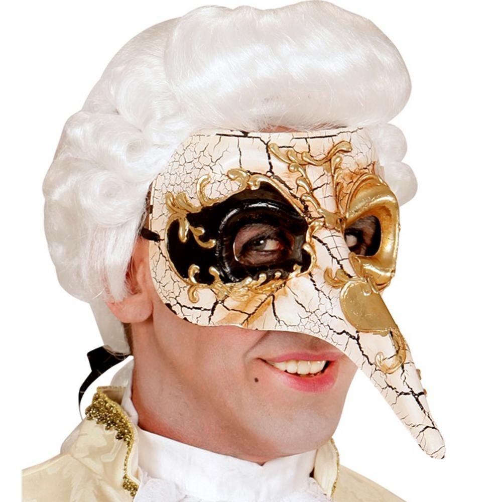 DELUXE LONG NOSE VENETIAN MASK