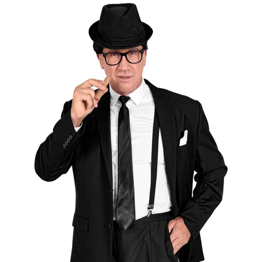 KING OF BLUES (hat, braces, tie, glasses, cigar)
