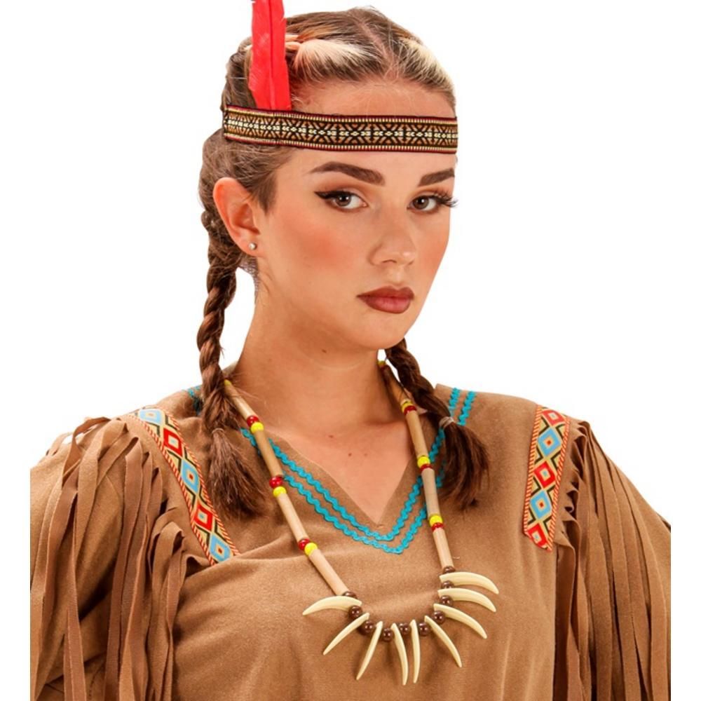 DELUXE NATIVE INDIAN NECKLACE  2 colors ass.