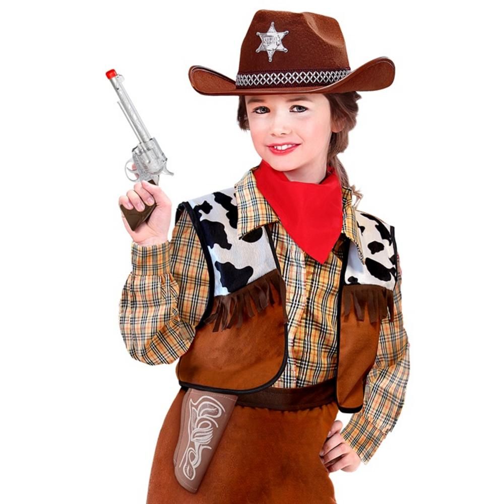 COWBOY GUN WITH HOLSTER AND BELT 28 cm