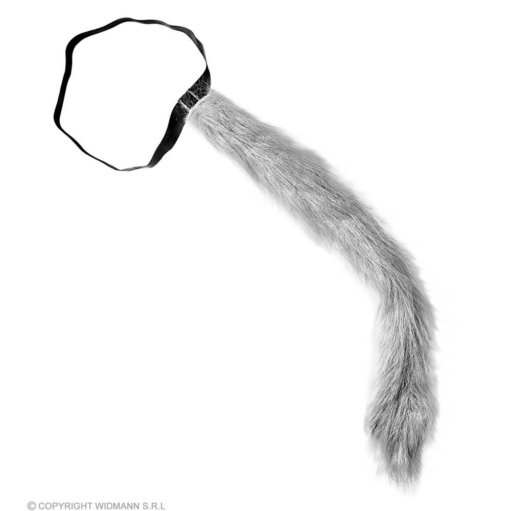 BENDABLE PLUSH WOLF TAIL