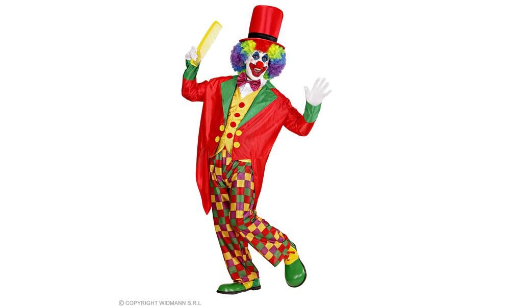 CLOWN (tailcoat, vest, bow tie, pants, hat)