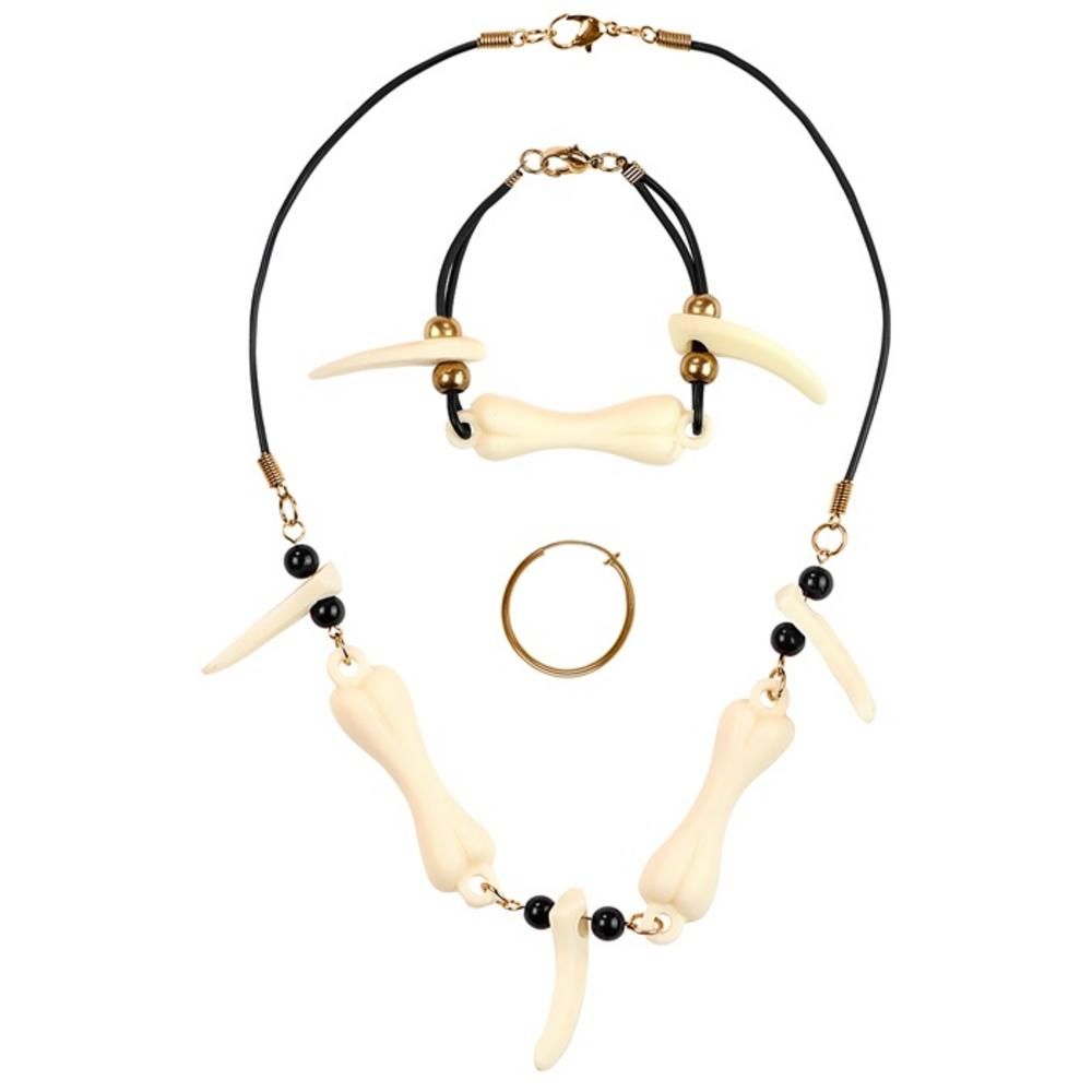 ZULU SET  (nose-ring, necklace, bracelet)