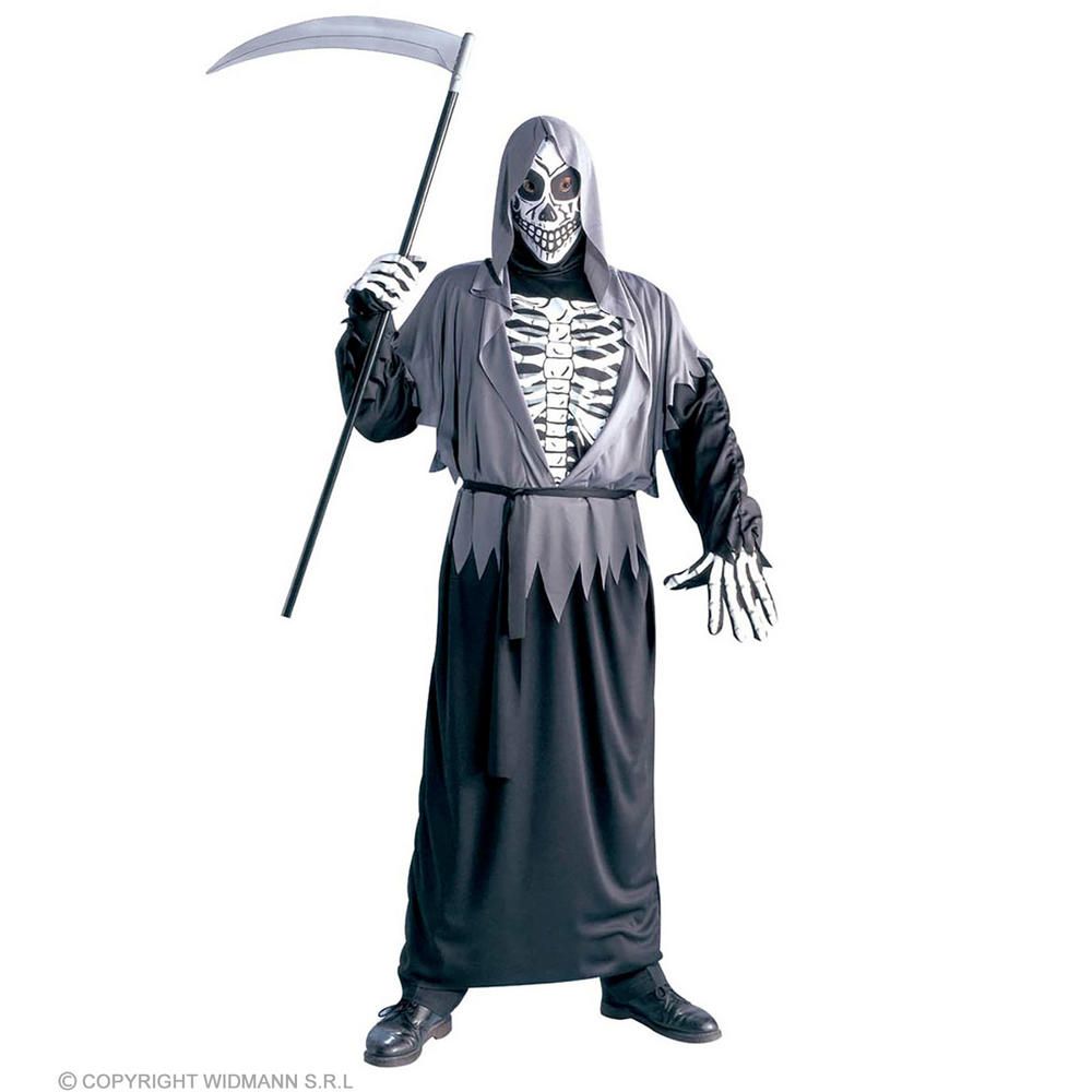 "GRIM REAPER" (hooded robe, belt, mask)