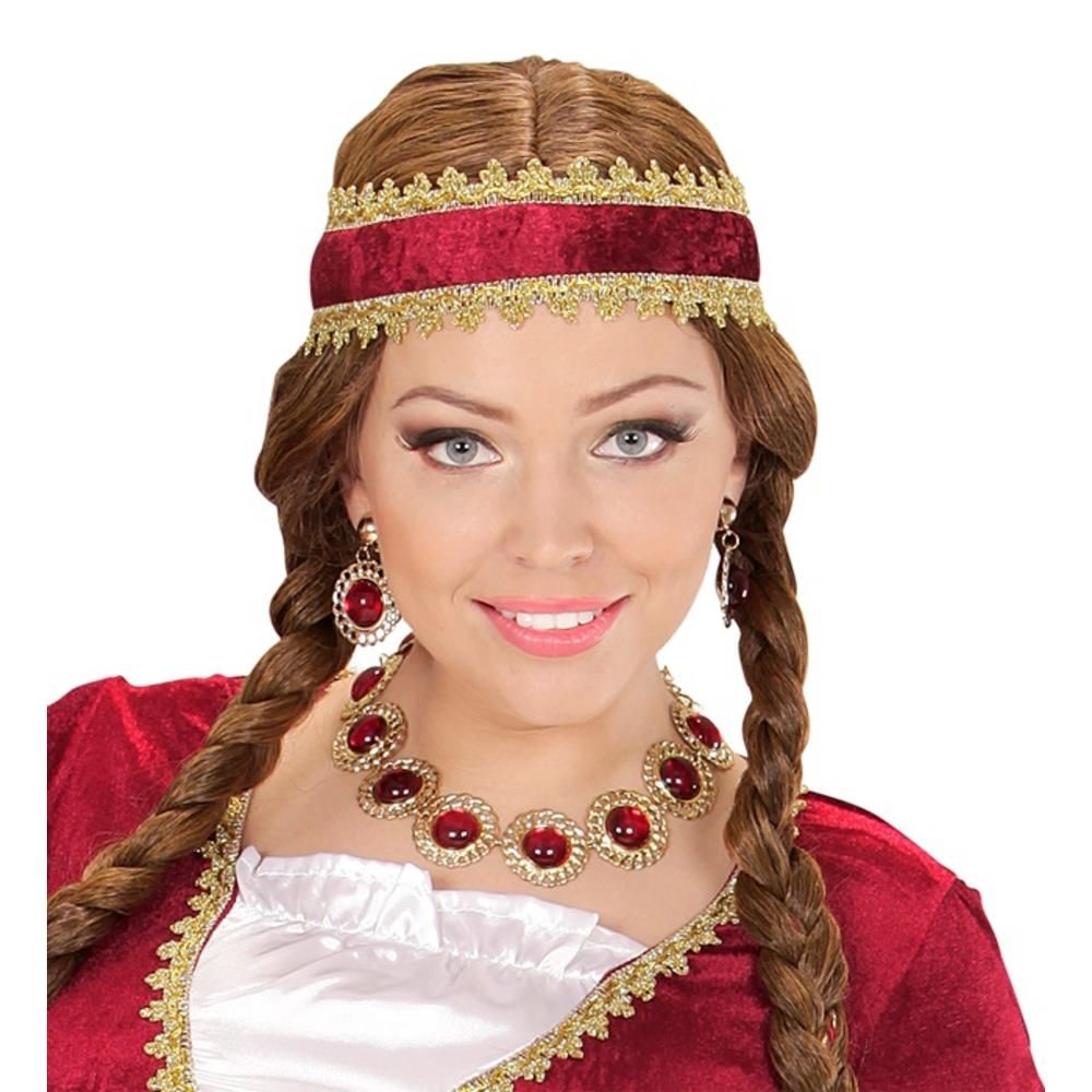 RENAISSANCE QUEEN SET  with red gems
