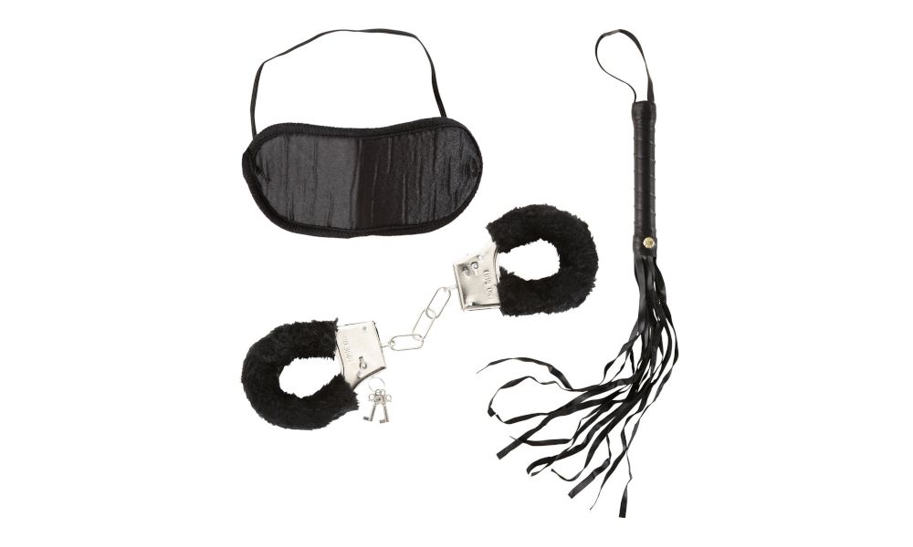Pk 6 DOMINATRIX SETS (hancuffs with plush, blin