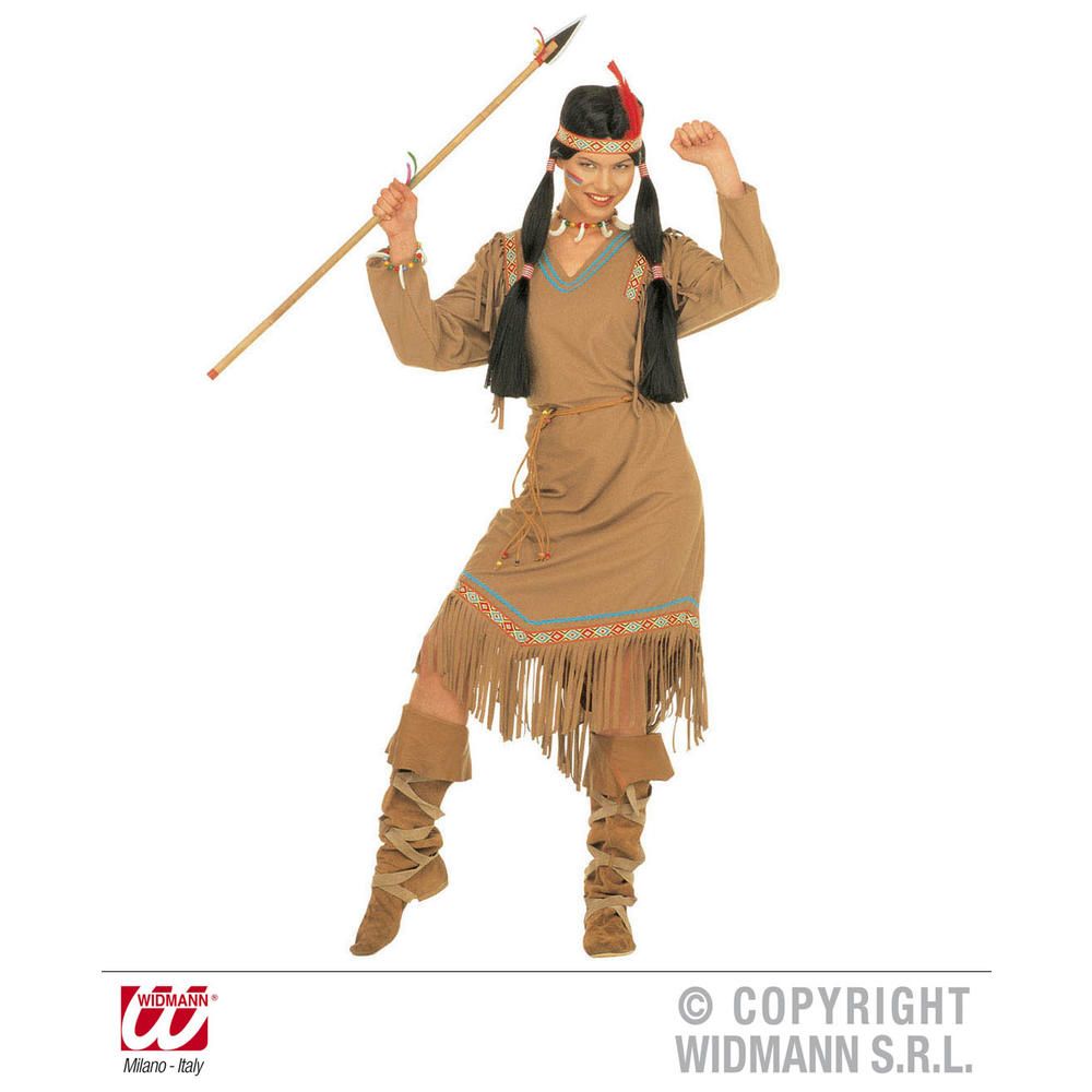 "CHEYENNE" (dress, belt, headband with feather)