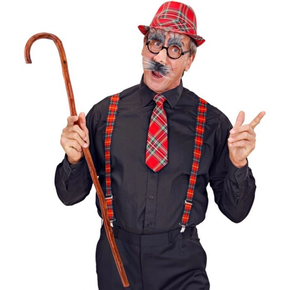 WOODEN WALKING CANE  90 cm