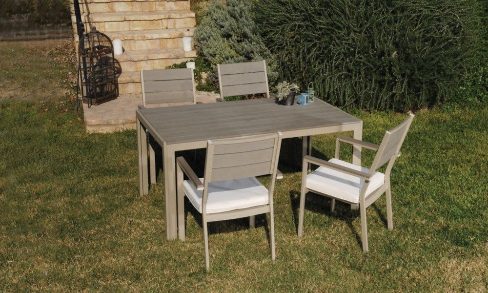 Τραπεζαρία Polywood Set 5TMX