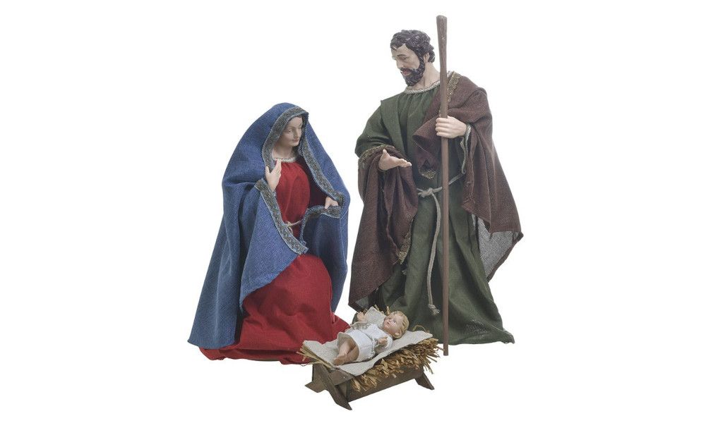 S/3 FABRIC HOLY FAMILY 56Χ30Χ94