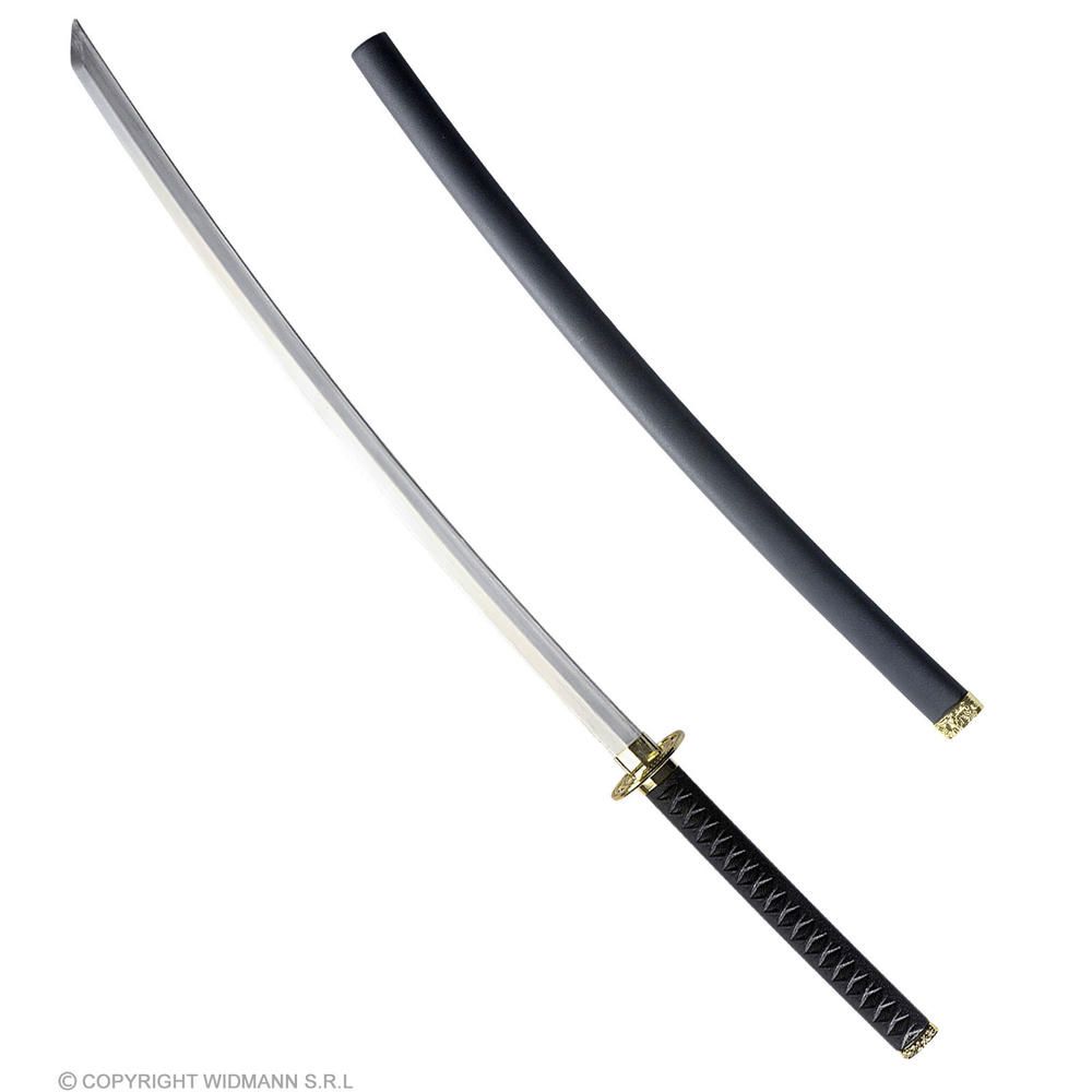 METALLIC KATANA WITH SCABBARD 107 cm