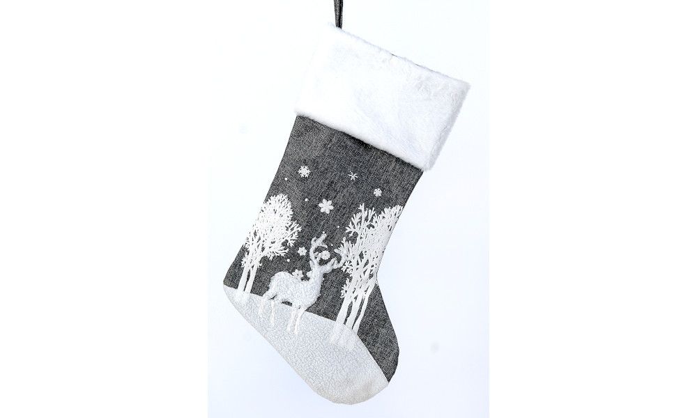 4/48-53cm Fabric silver stocking