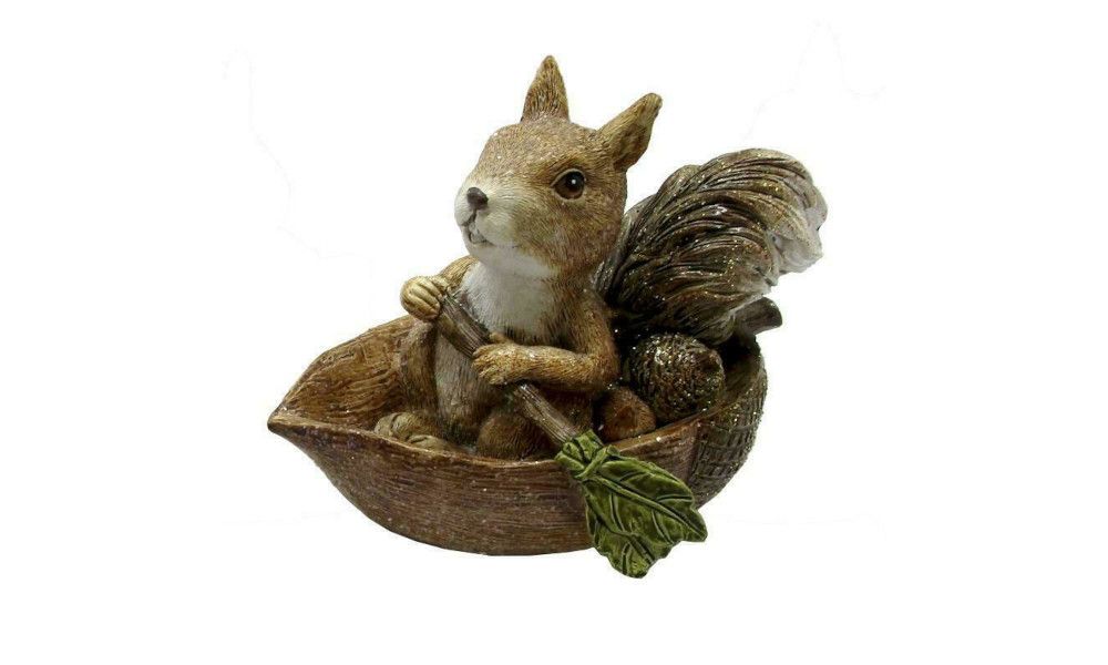 RESIN SQUIRREL 15X9X11