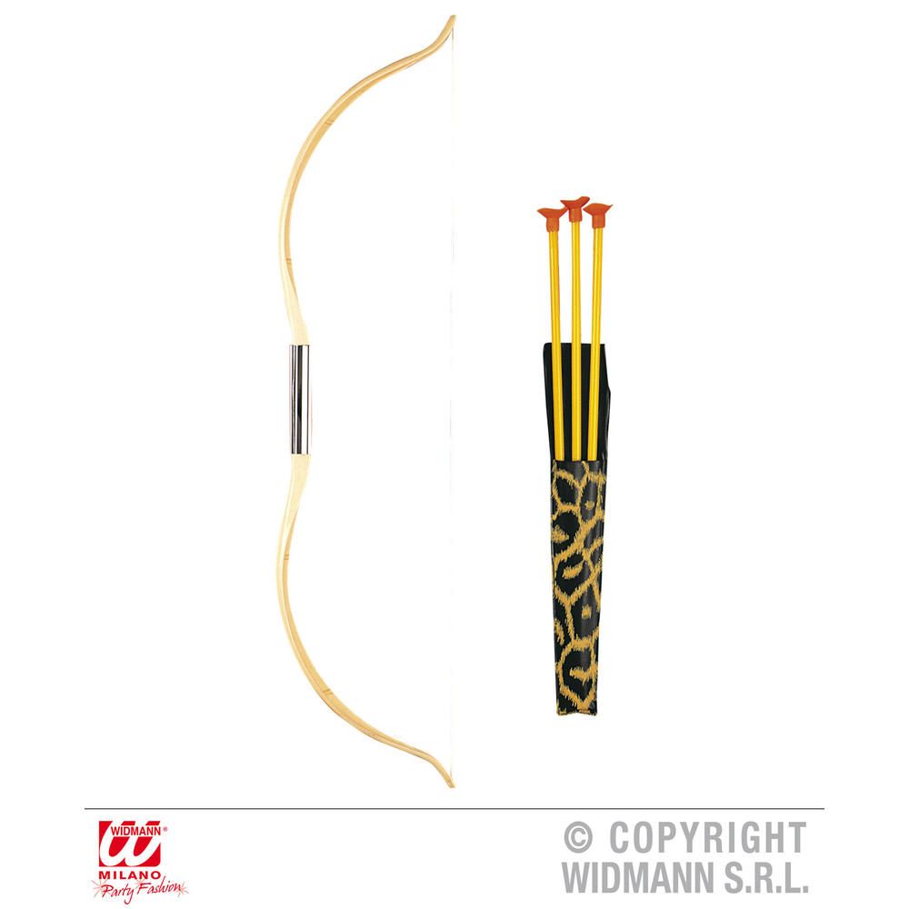 "NATIVE INDIAN BOW & ARROWS" 51 cm