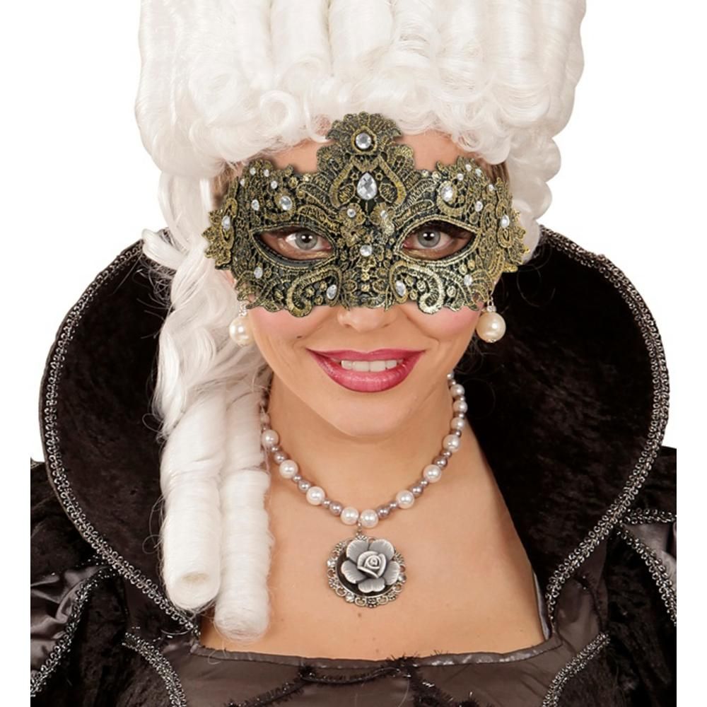 THEATRICAL GOLD EYEMASK