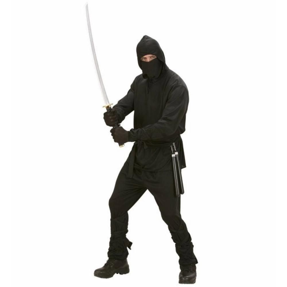NINJA (hooded coat, pants, belt, mask, arm & leg ties)