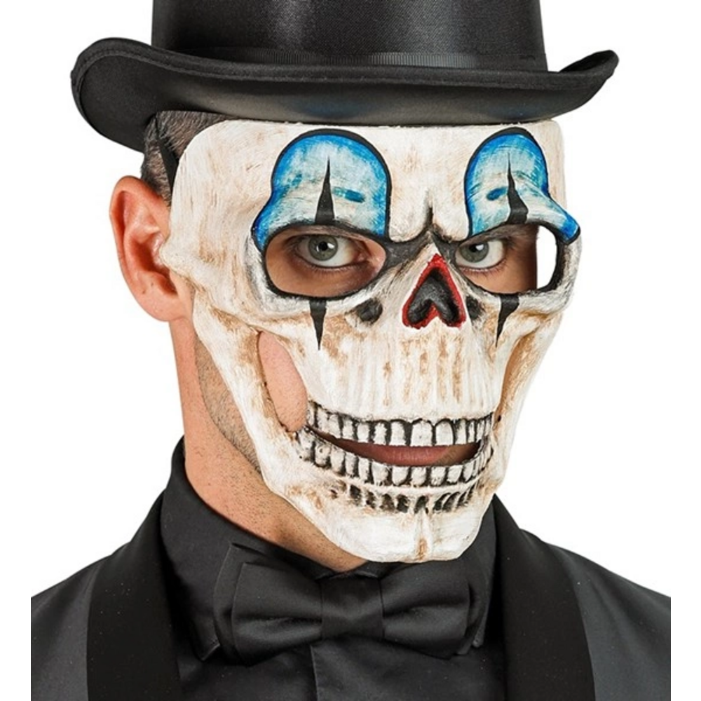 COMMEDIA DELL'ARTE CLOWN SKULL MASK