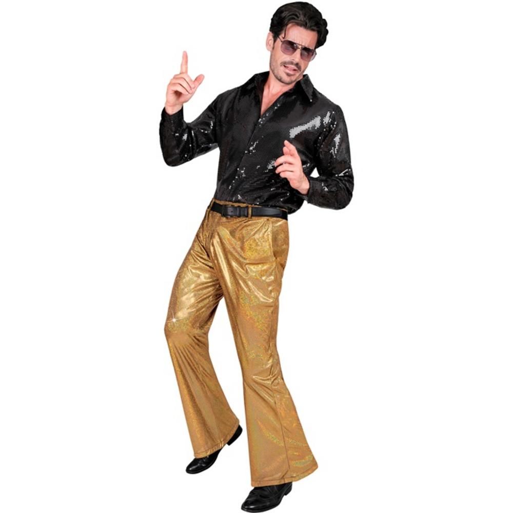 THE 70s DISCO STYLE (holographic pants) (M/L)