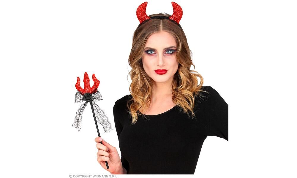 "DEVIL" (horns. pitchfork)