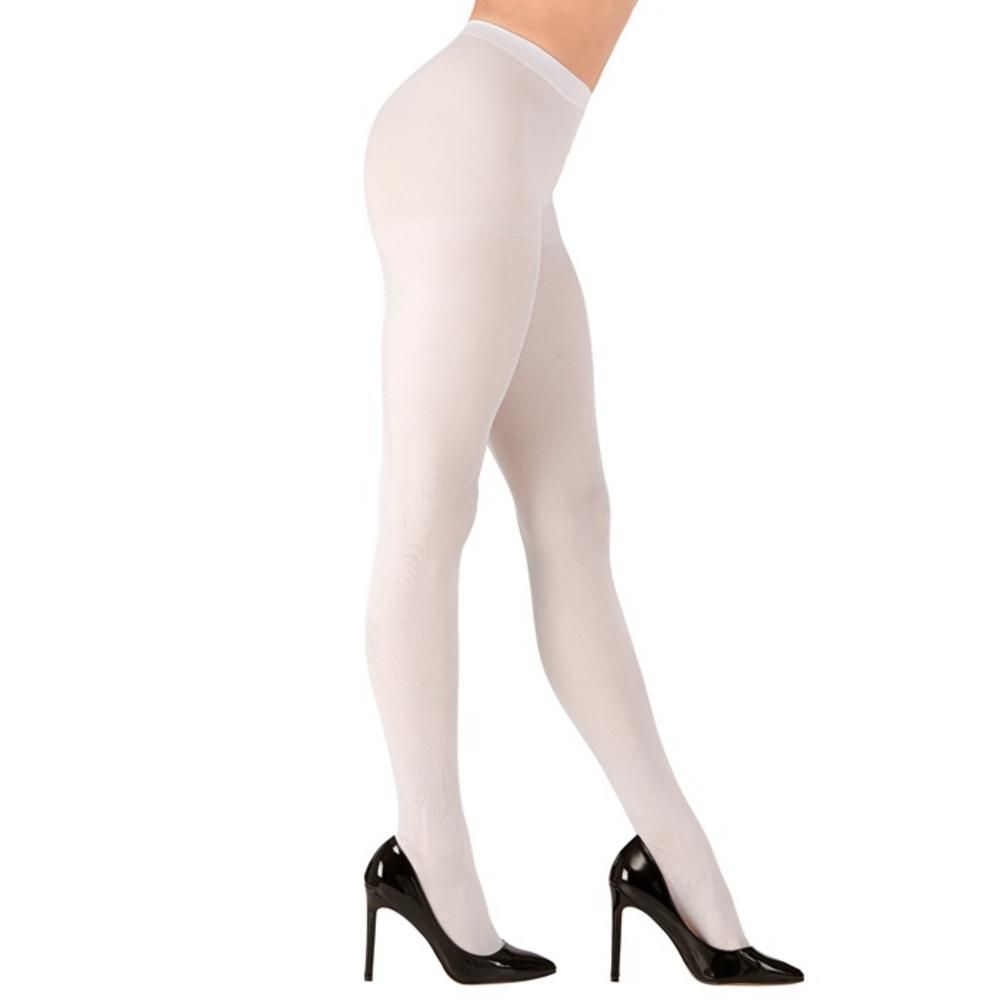 WHITE PANTYHOSE 40 DEN
