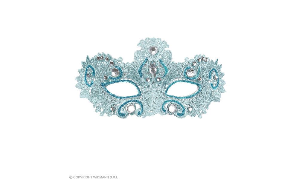 AZURE NOBLESSE LACE EYEMASK DECORATED